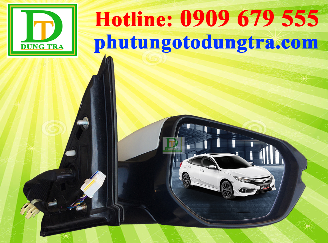 K&iacute;nh chiếu hậu honda Civic